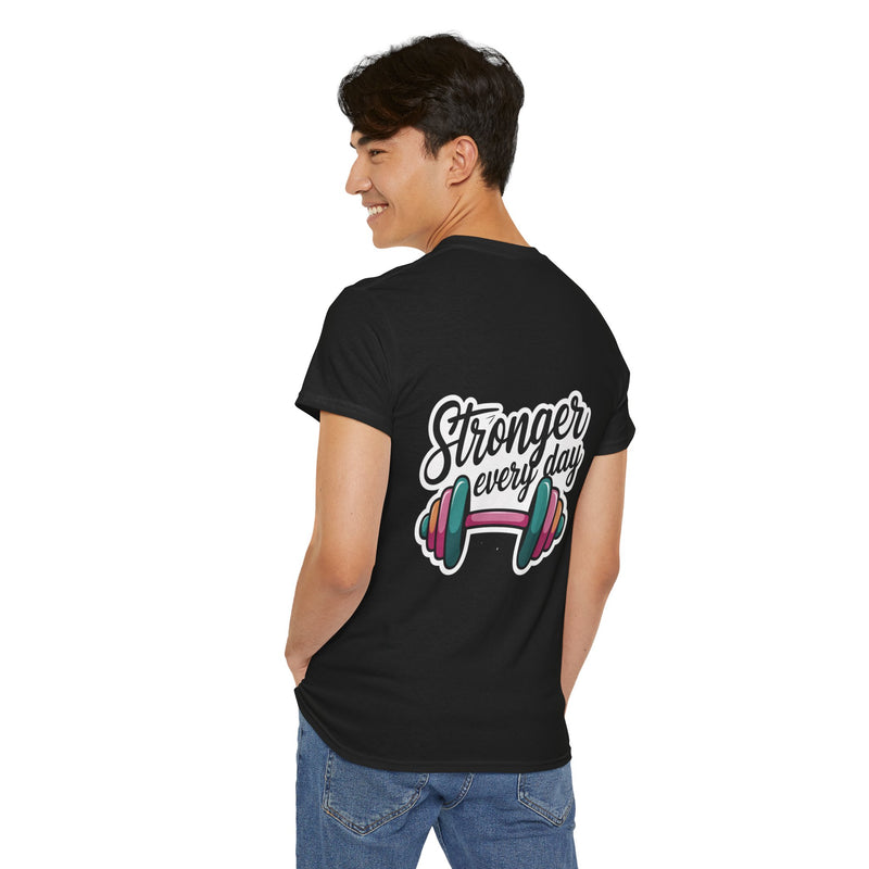Unisex Heavy Cotton Tee: "Stronger Everyday" - T-Shirt