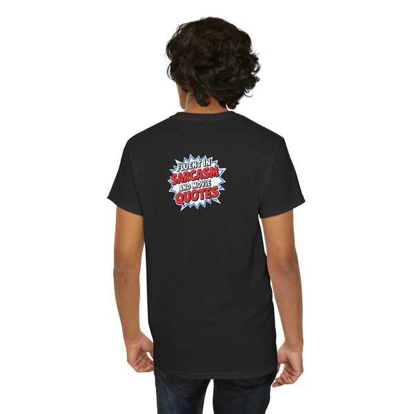 Unisex Heavy Cotton Tee: "Sarcasm" - T-Shirt