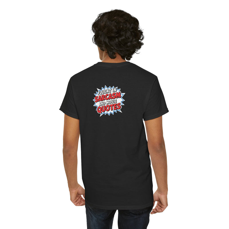 Unisex Heavy Cotton Tee: "Sarcasm" - T-Shirt