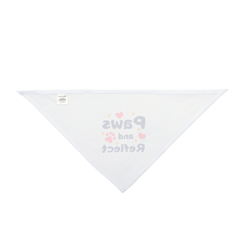 Paws and Reflect Pet Bandana - Cute Dog Accessory for Reflection and Style