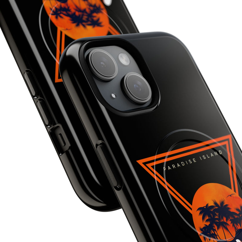 Tough Magnetic Phone Case - Paradise Island Summer Design