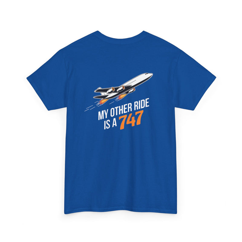 Unisex Heavy Cotton Tee: "My Other Ride" - T-Shirt