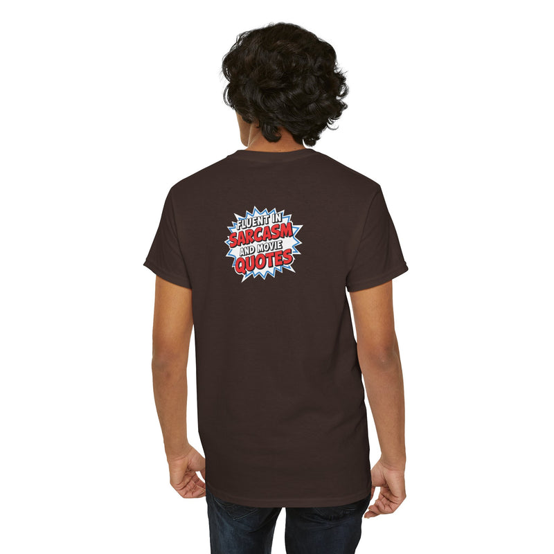 Unisex Heavy Cotton Tee: "Sarcasm" - T-Shirt