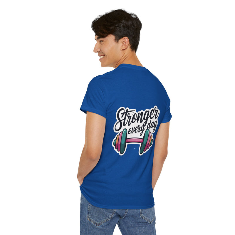 Unisex Heavy Cotton Tee: "Stronger Everyday" - T-Shirt