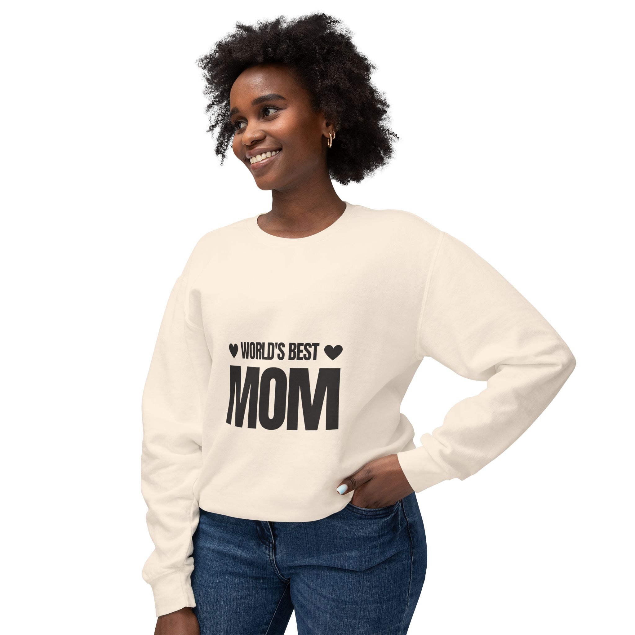 World's Best Mom Unisex Crewneck Sweatshirt - Perfect Gift for Mother's Day
