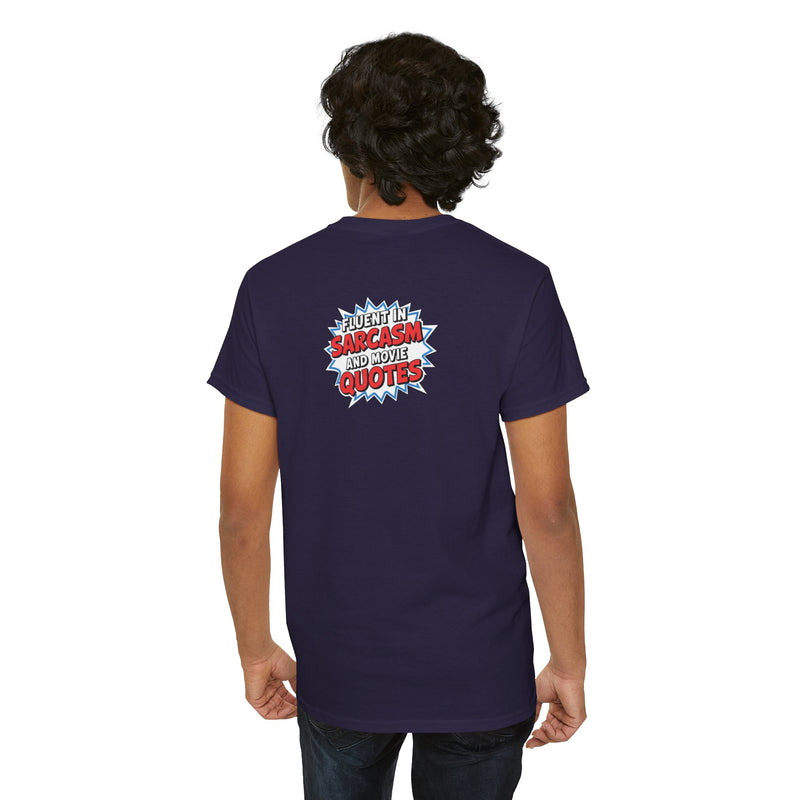 Unisex Heavy Cotton Tee: "Sarcasm" - T-Shirt