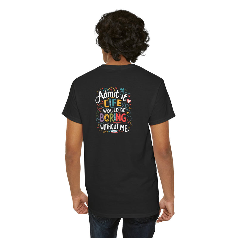Unisex Heavy Cotton Tee: "Own Stunts" - T-Shirt