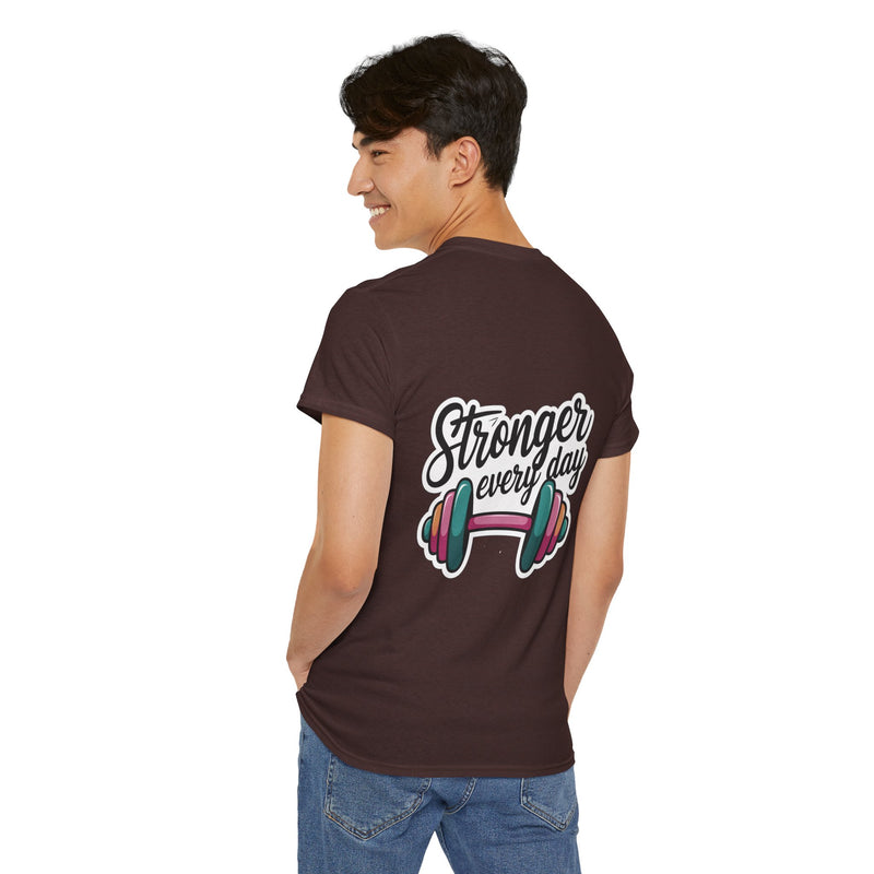 Unisex Heavy Cotton Tee: "Stronger Everyday" - T-Shirt