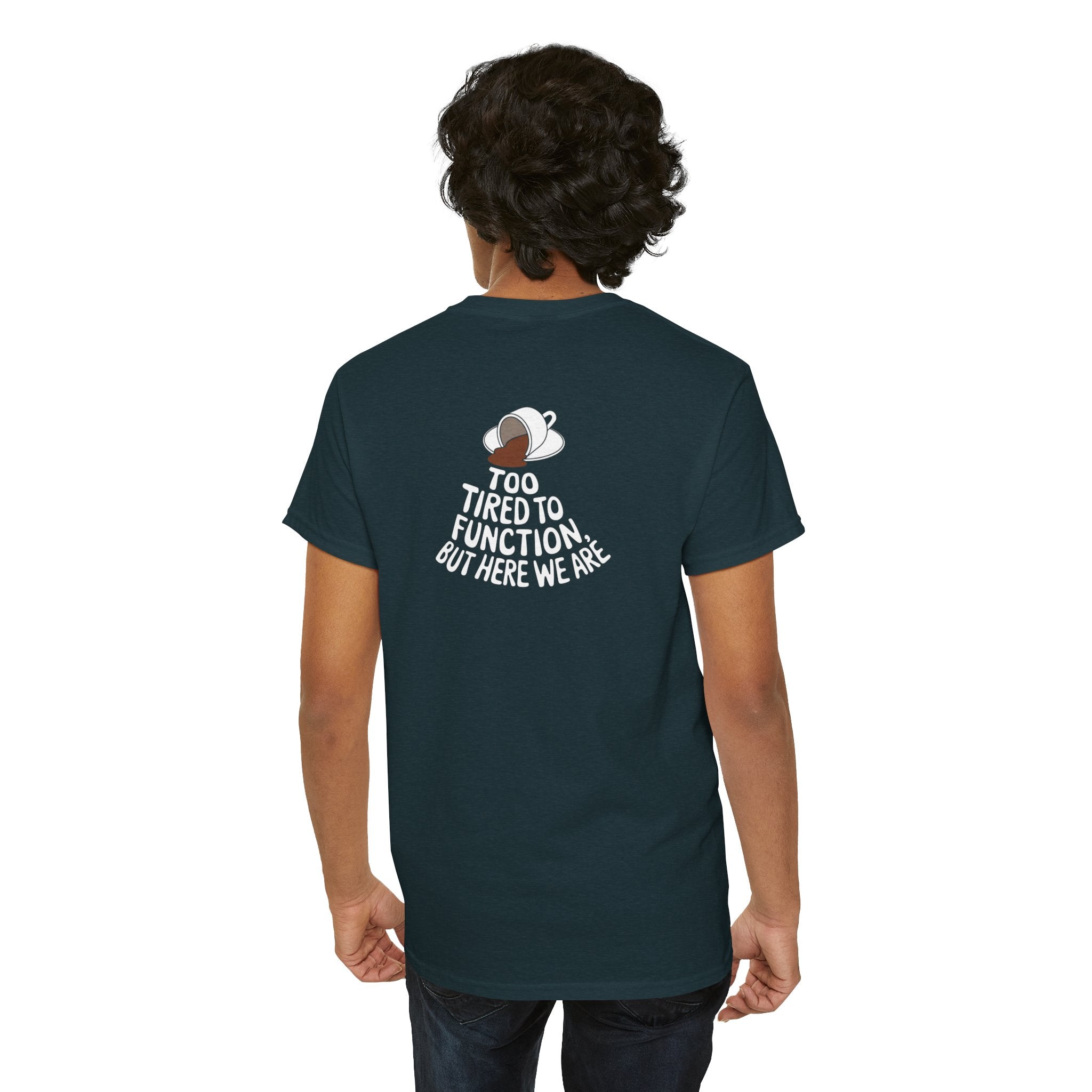 Unisex Heavy Cotton Tee: "Tired to Function" - T-Shirt
