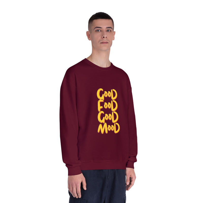 Good Food Good Mood Sweatshirt - Unisex NuBlend® Crewneck for Comfort and Style