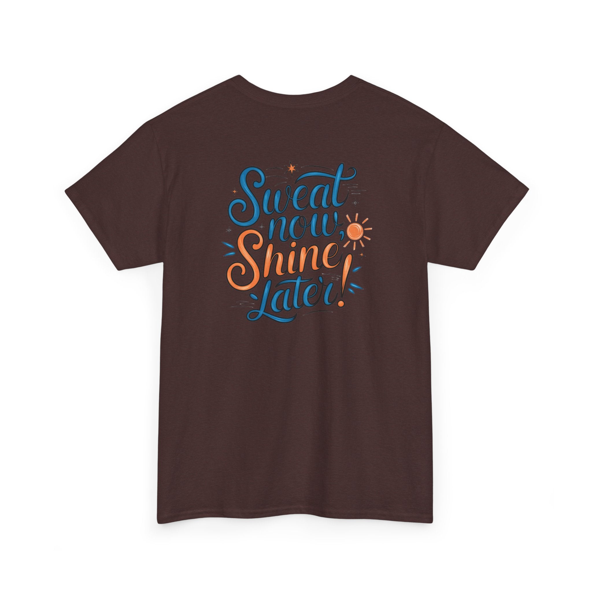 Unisex Heavy Cotton Tee - Sweat now shine later