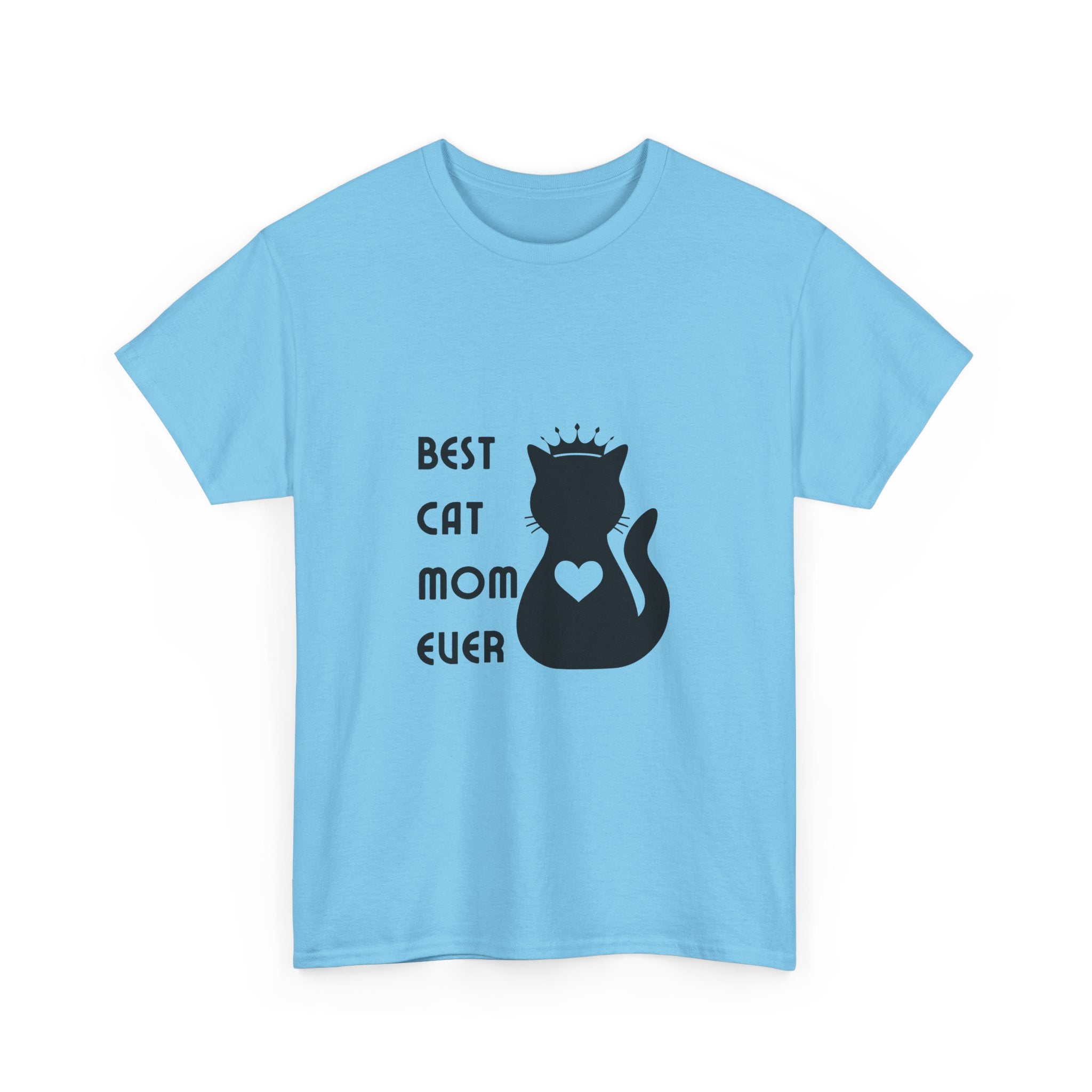 Best Cat Mom Ever Unisex Heavy Cotton Tee