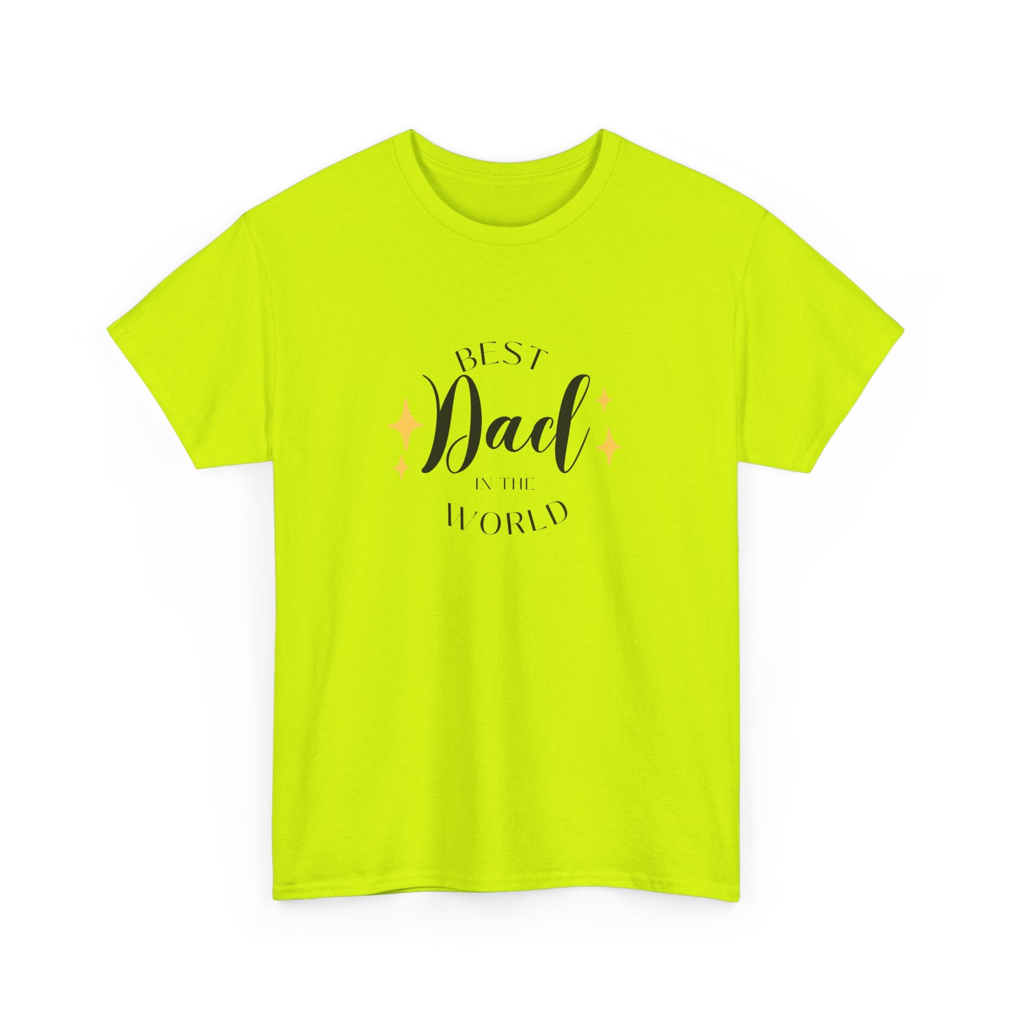 Best Dad Heavy Cotton Tee - Perfect Gift for Father's Day