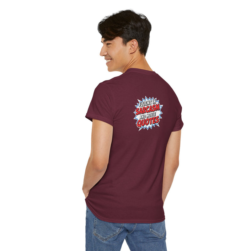 Unisex Heavy Cotton Tee: "Sarcasm" - T-Shirt