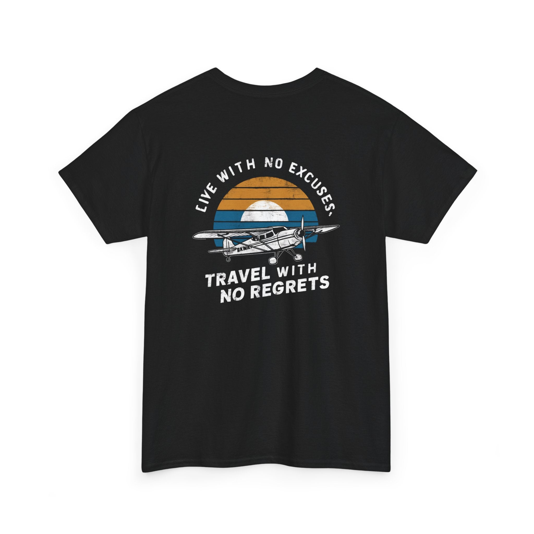 Unisex Heavy Cotton Tee: "Live with no excuse" - T-Shirt