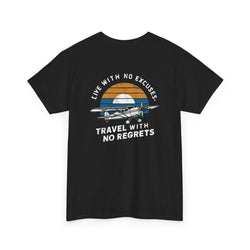 Unisex Heavy Cotton Tee: "Live with no excuse" - T-Shirt