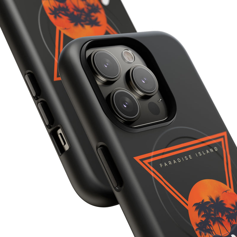 Tough Magnetic Phone Case - Paradise Island Summer Design