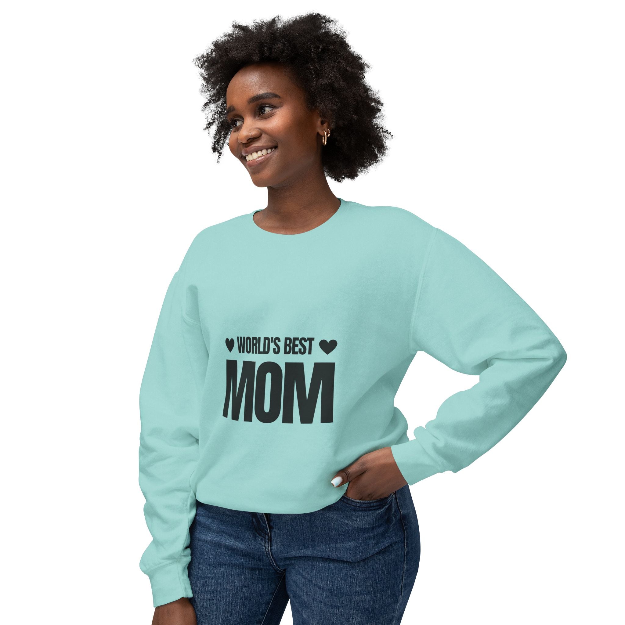 World's Best Mom Unisex Crewneck Sweatshirt - Perfect Gift for Mother's Day