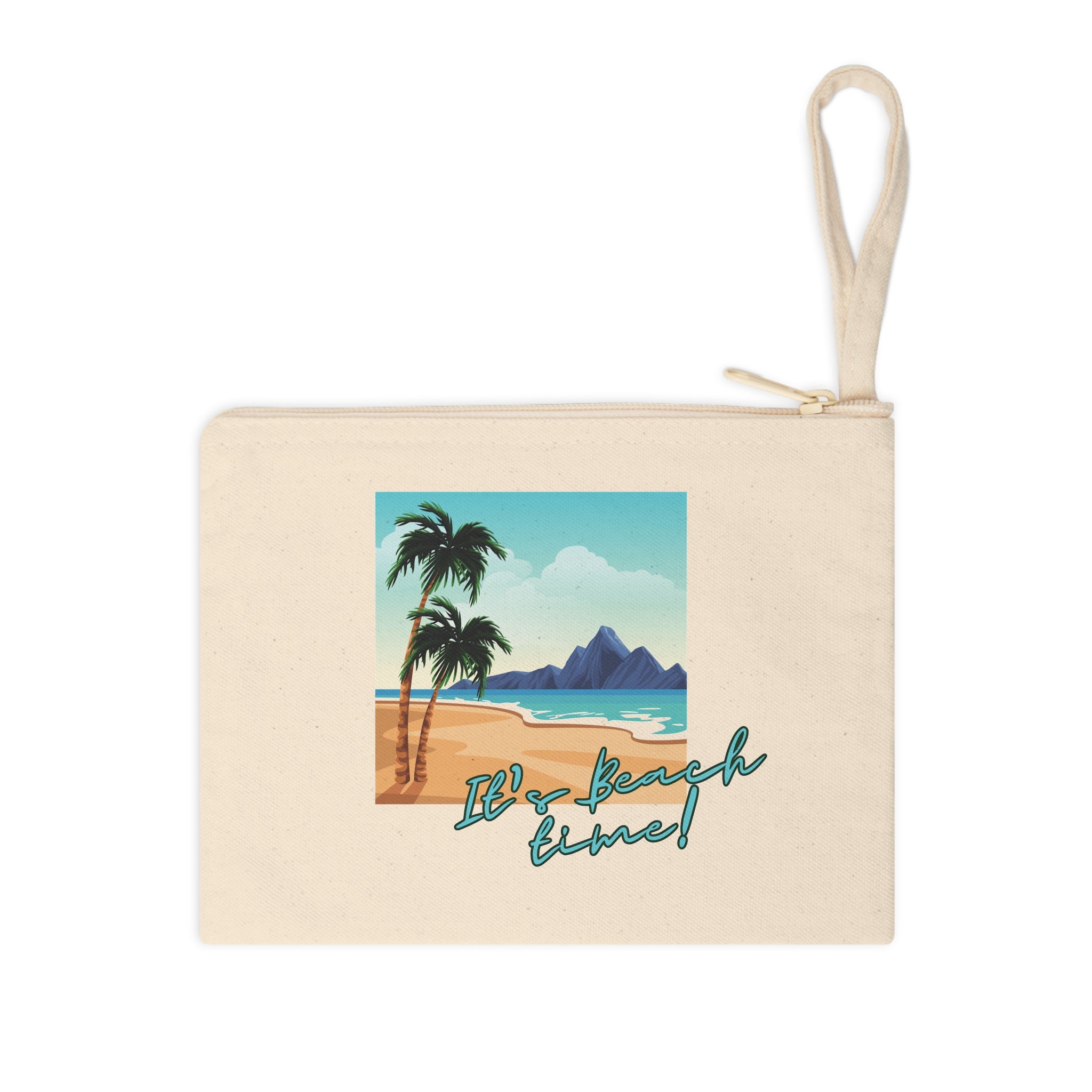 Beach-Themed Zipper Pouch - Perfect for Summer Adventures!