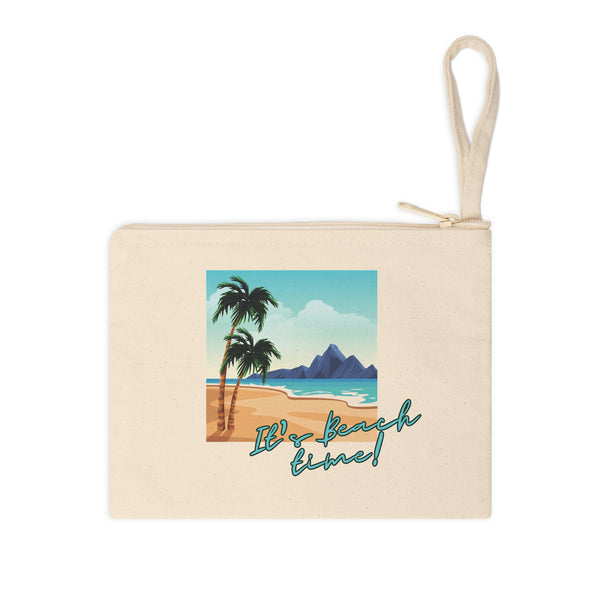 Beach-Themed Zipper Pouch - Perfect for Summer Adventures!