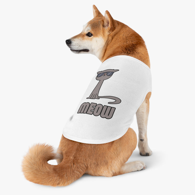 Cool Cat Pet Tank Top - Fun Meow Design for Stylish Pets