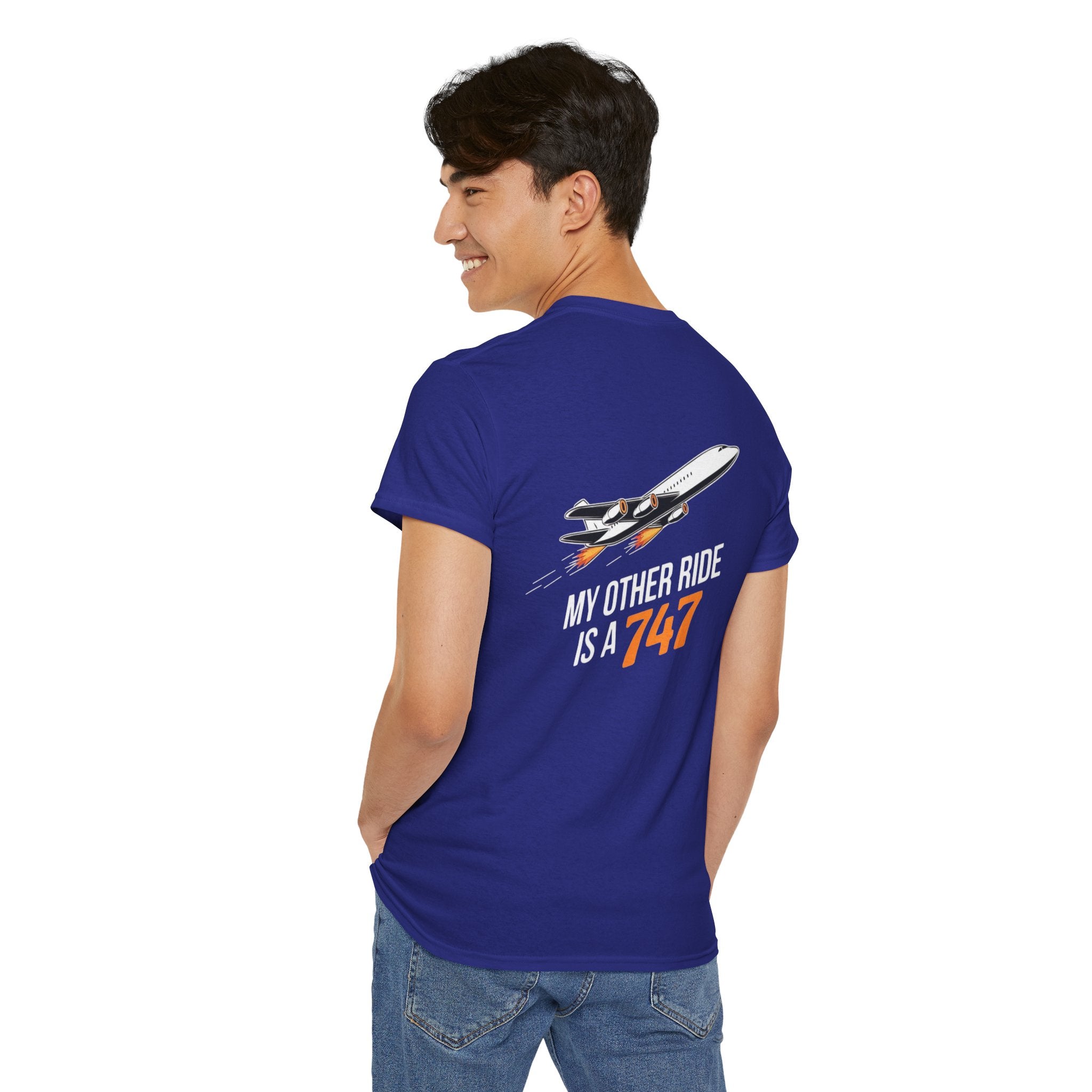 Unisex Heavy Cotton Tee: "My Other Ride" - T-Shirt