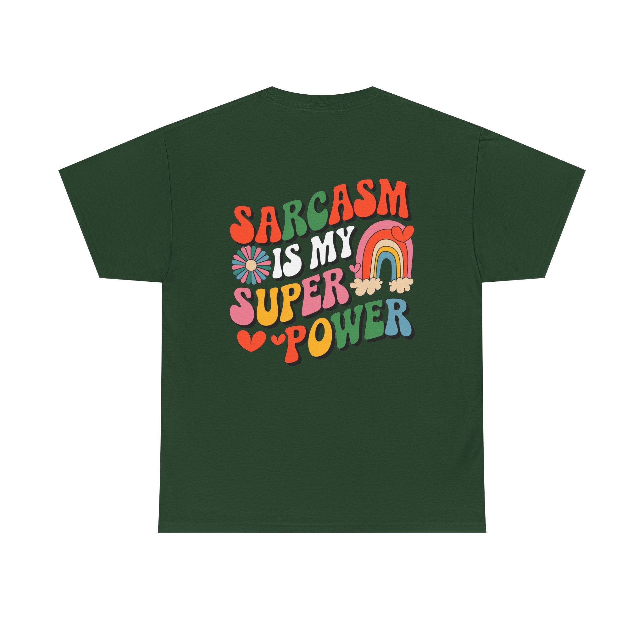 Sarcasm is my superpower Unisex Heavy Cotton Tee for Everyday Style