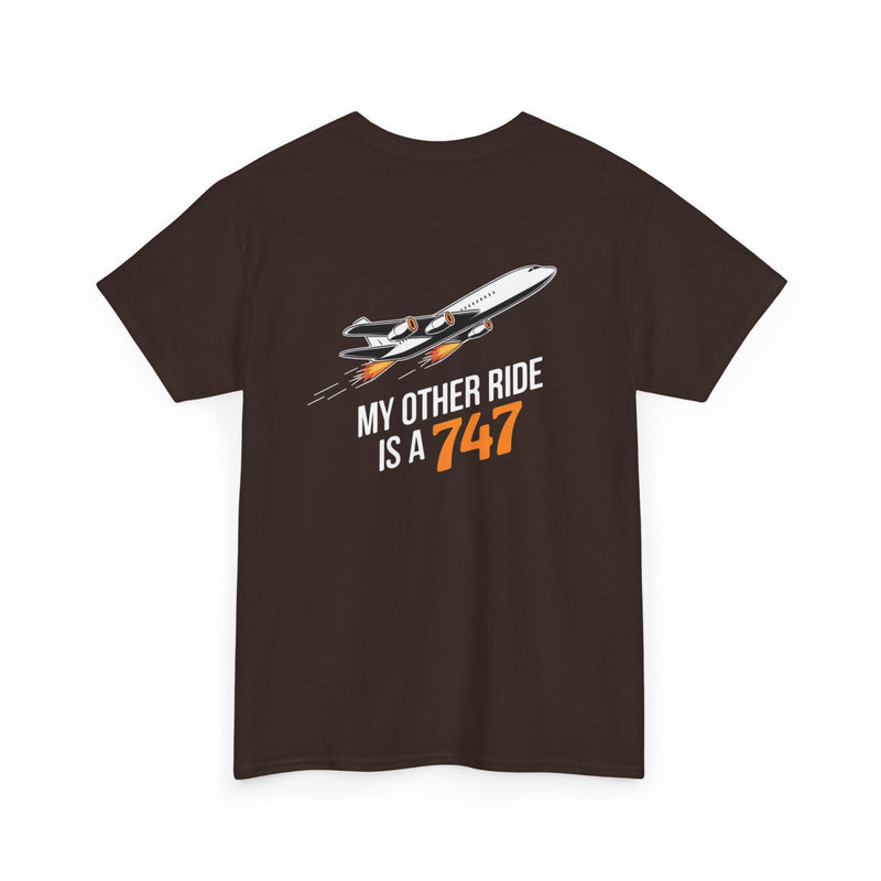 Unisex Heavy Cotton Tee: "My Other Ride" - T-Shirt
