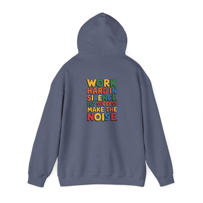 Work hard in Silence Unisex Heavy Blend™ Hooded Sweatshirt
