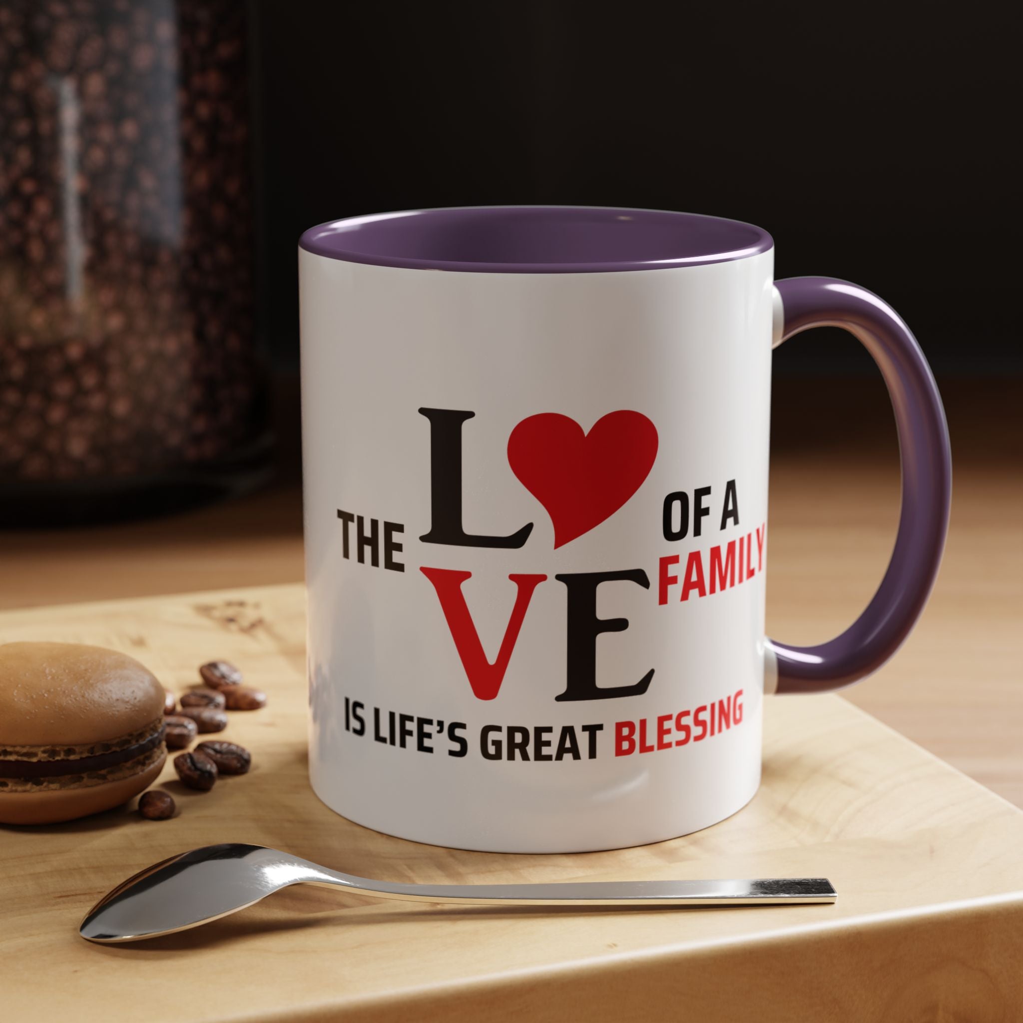 Love of a Family Coffee Mug - Inspirational Gift for Family Celebrations
