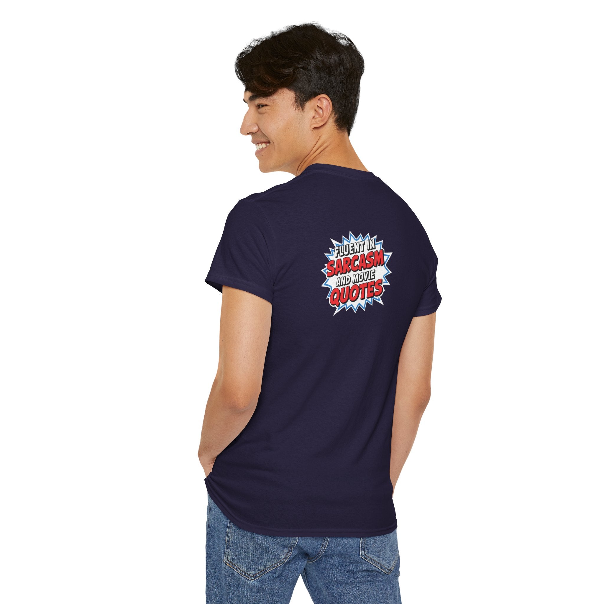 Unisex Heavy Cotton Tee: "Sarcasm" - T-Shirt