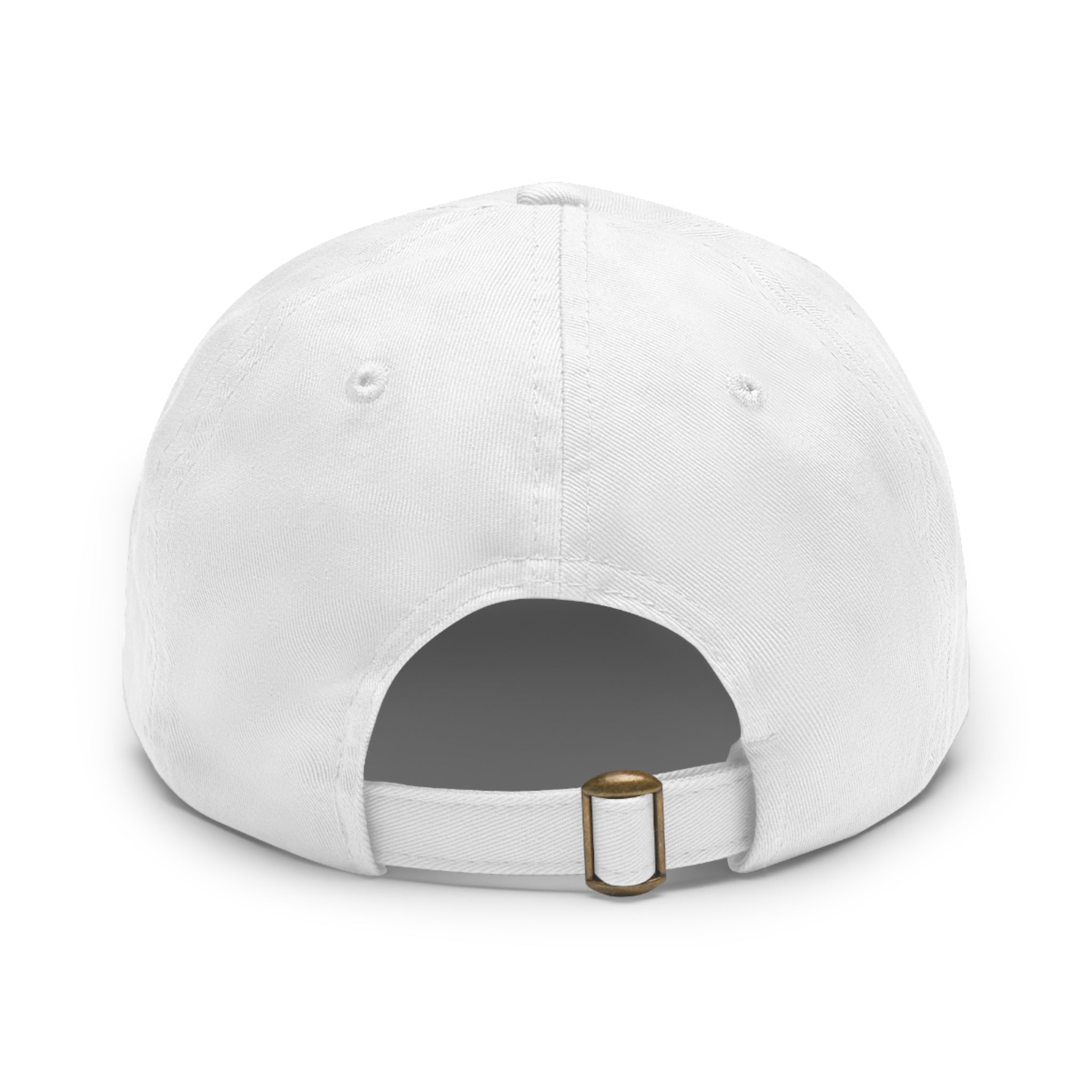 Motivational Dad Hat with Leather Patch - "My Haters Are My Motivation"