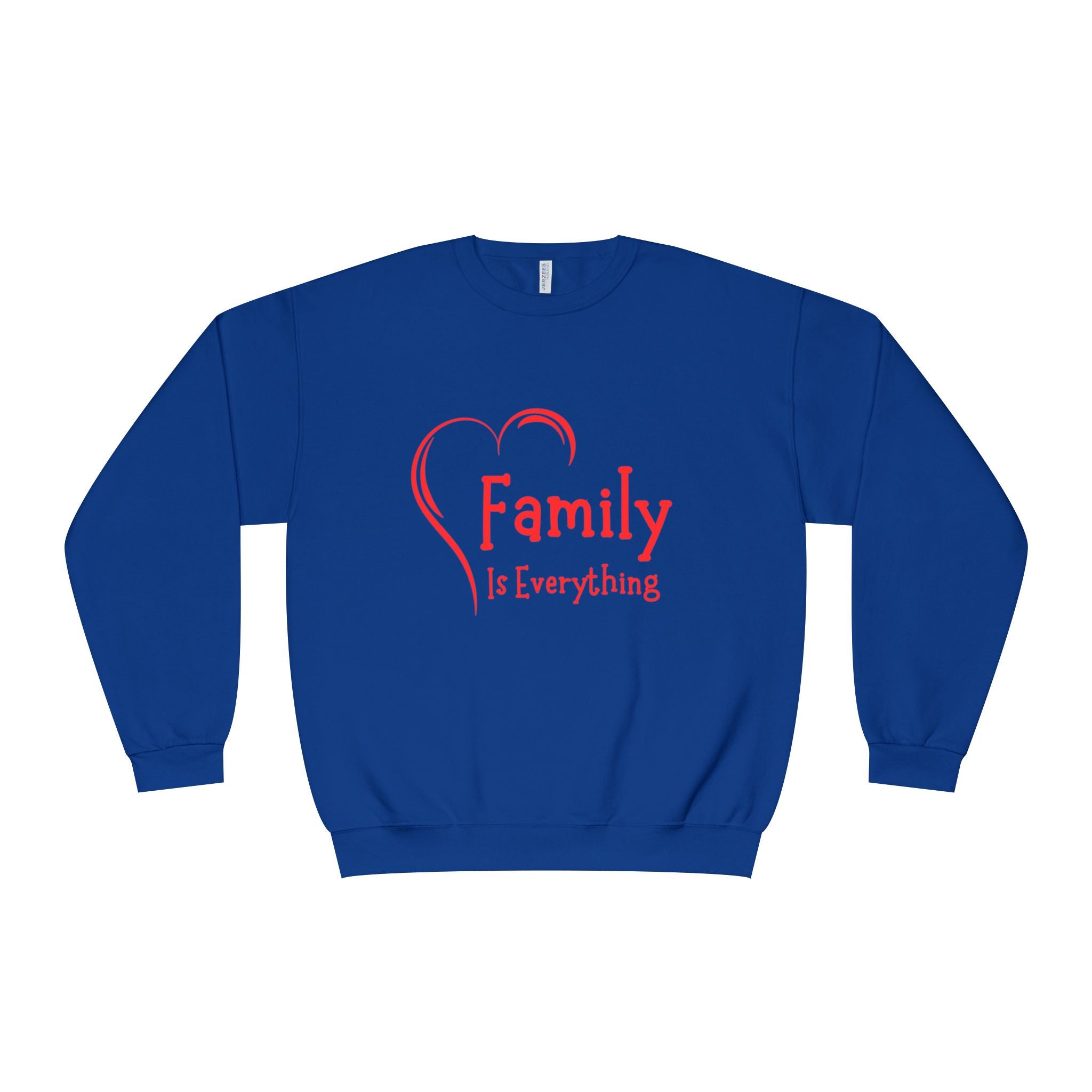 Family Is Everything Crewneck Sweatshirt - Unisex Casual Wear for Family Gatherings