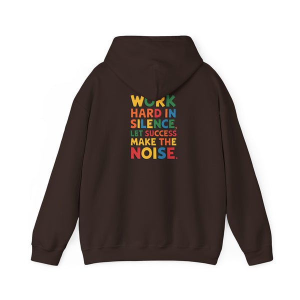 Work hard in Silence Unisex Heavy Blend™ Hooded Sweatshirt