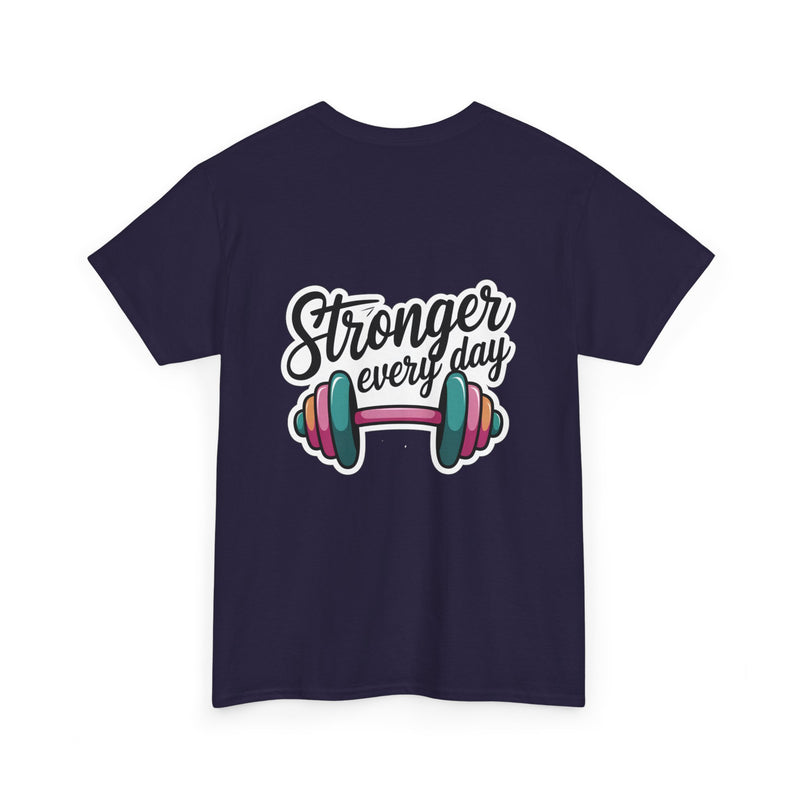 Unisex Heavy Cotton Tee: "Stronger Everyday" - T-Shirt