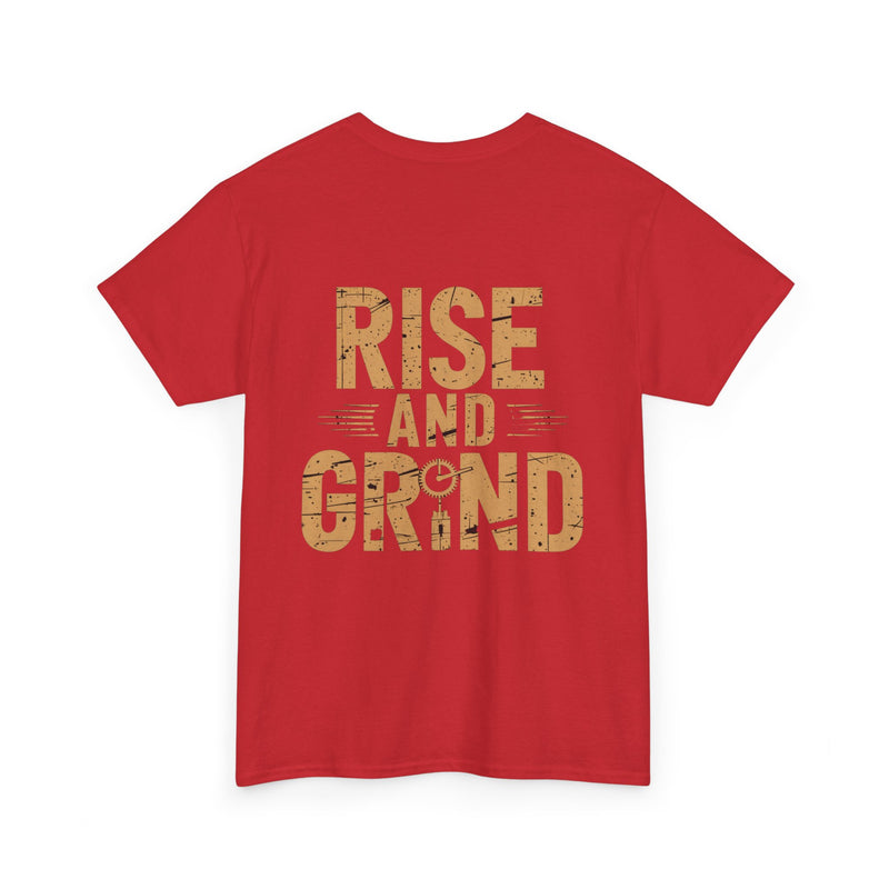 Unisex Heavy Cotton Tee - Rise and Grind