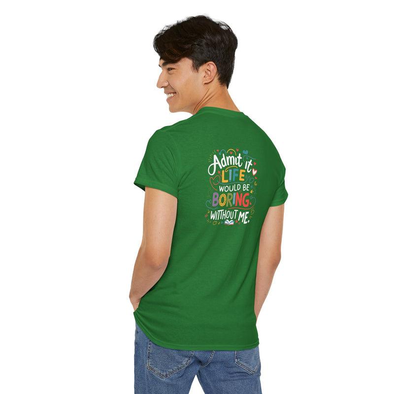 Unisex Heavy Cotton Tee: "Own Stunts" - T-Shirt