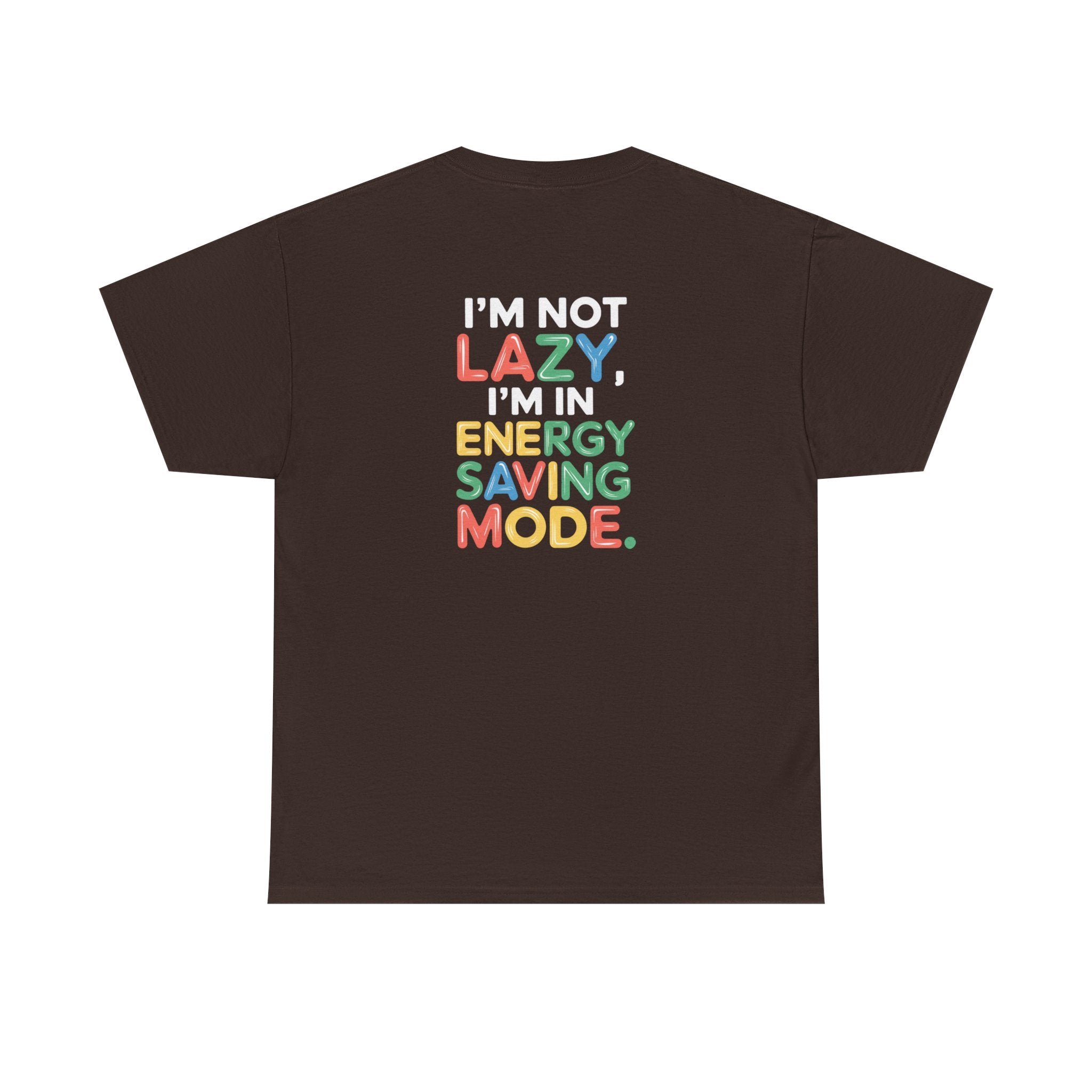Energy saving mode Unisex Heavy Cotton Tee for Everyday Style