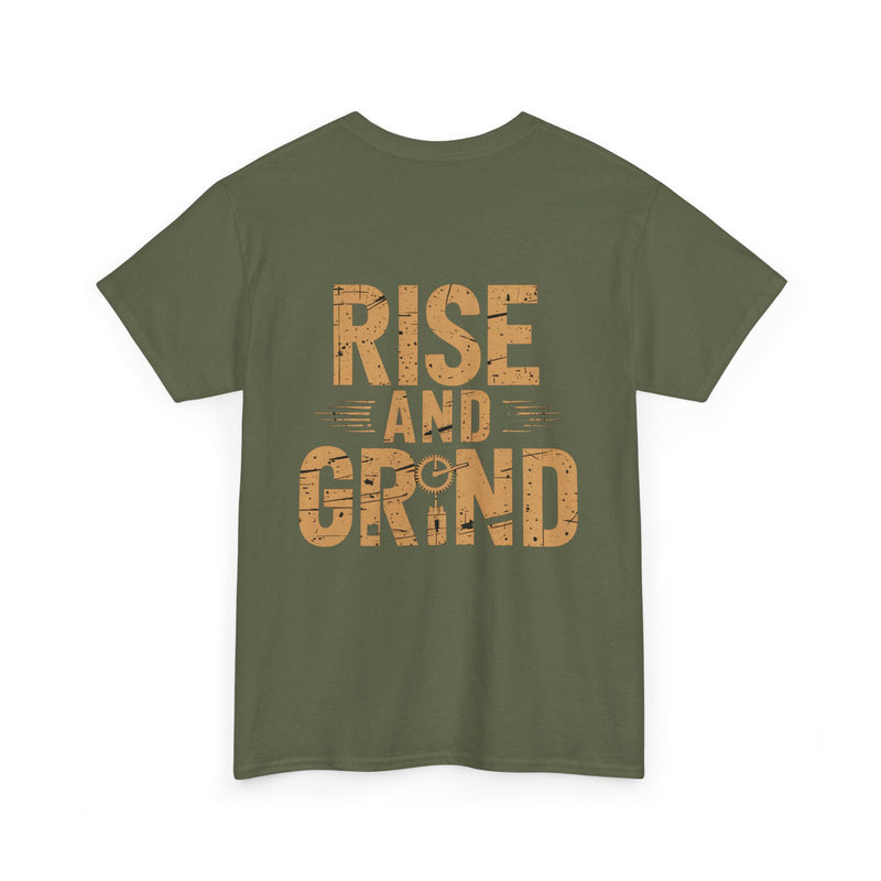 Unisex Heavy Cotton Tee - Rise and Grind