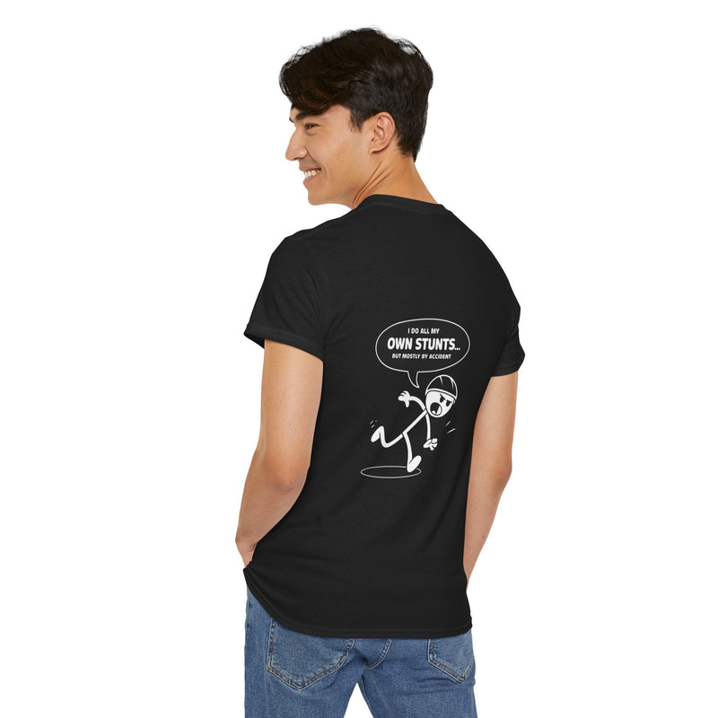 Unisex Heavy Cotton Tee: "Own Stunts" - T-Shirt