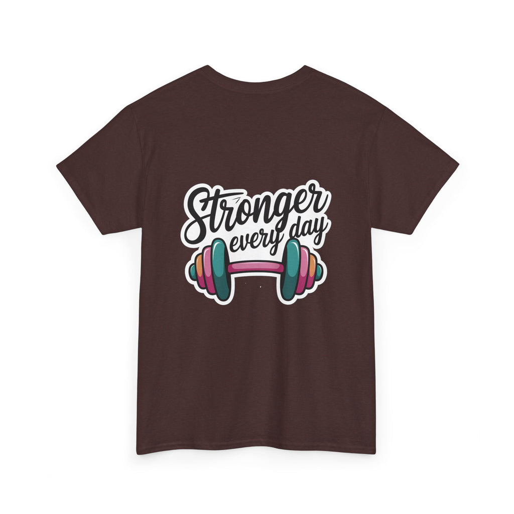 Unisex Heavy Cotton Tee: "Stronger Everyday" - T-Shirt