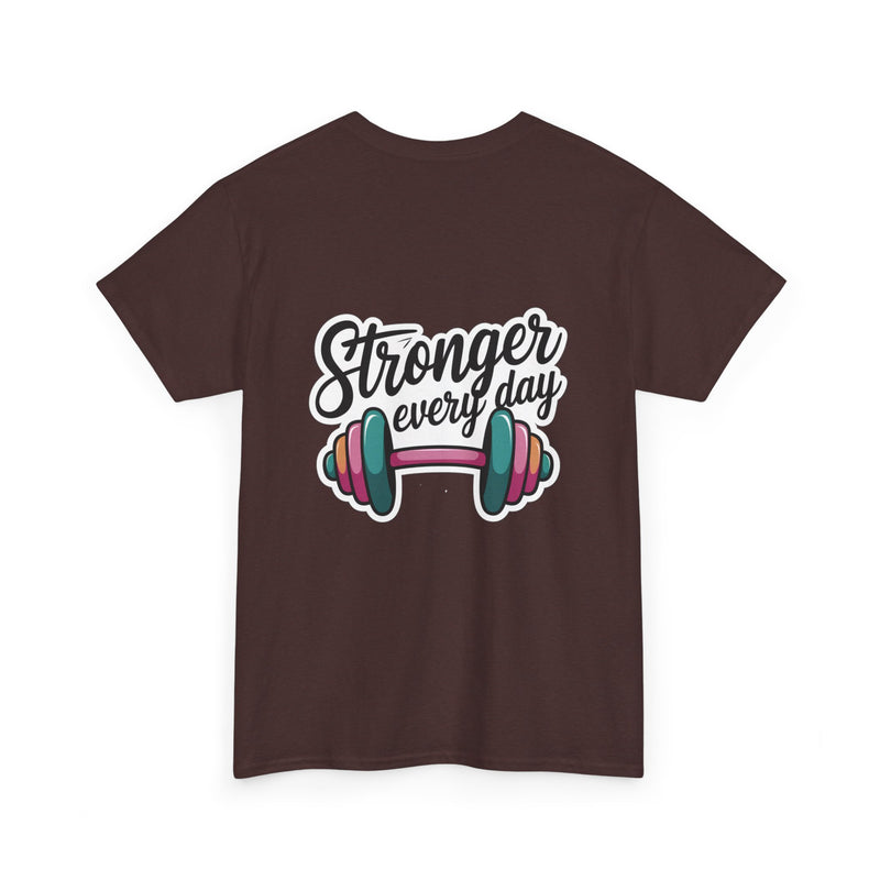 Unisex Heavy Cotton Tee: "Stronger Everyday" - T-Shirt