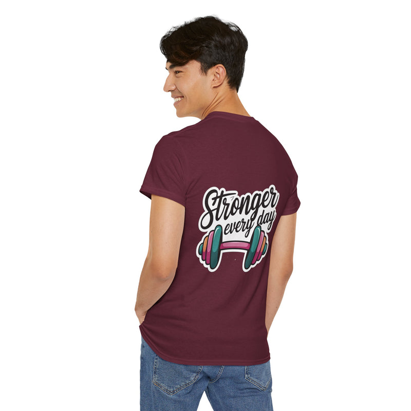 Unisex Heavy Cotton Tee: "Stronger Everyday" - T-Shirt