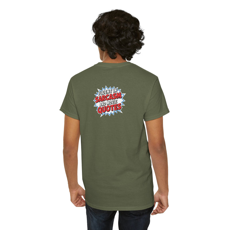 Unisex Heavy Cotton Tee: "Sarcasm" - T-Shirt