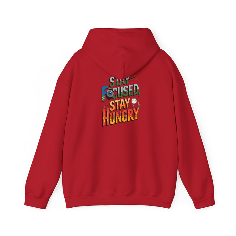 Unisex Heavy Blend™ Hooded Sweatshirt "Stay Focused Stay Hungry"