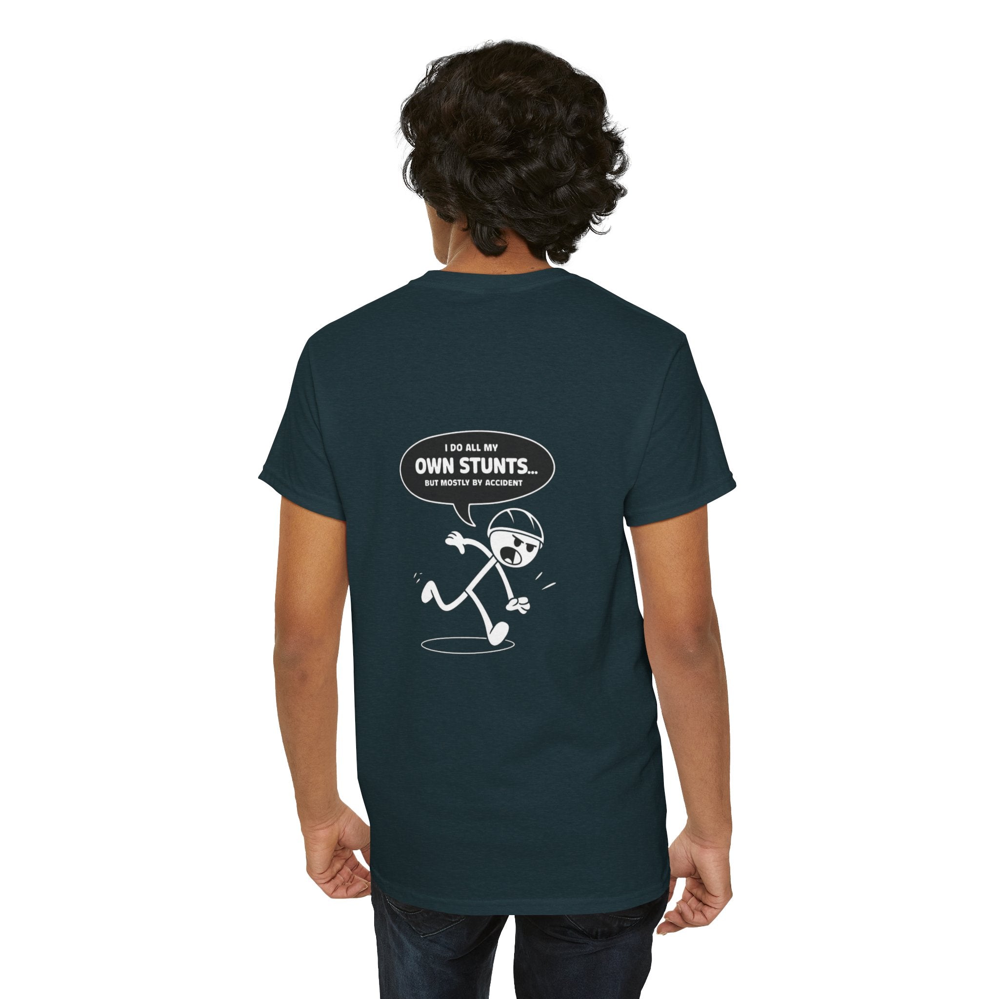 Unisex Heavy Cotton Tee: "Own Stunts" - T-Shirt