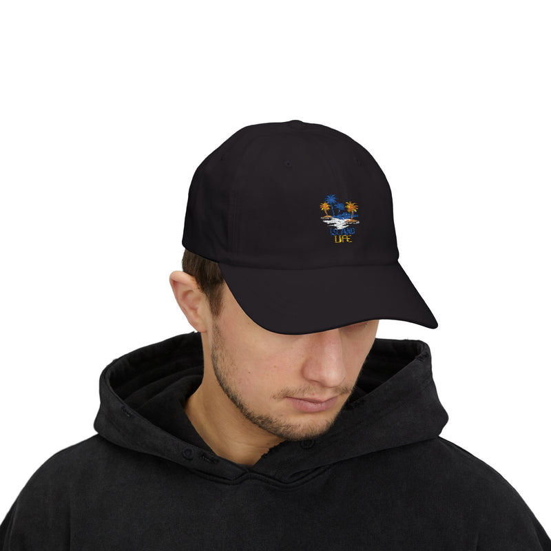Island Life Classic Dad Cap - Relaxed Summer Hat for Beach Lovers