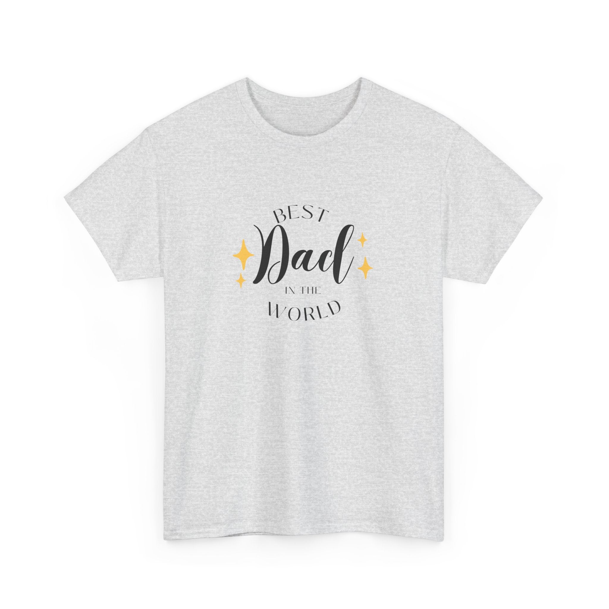 Best Dad Heavy Cotton Tee - Perfect Gift for Father's Day