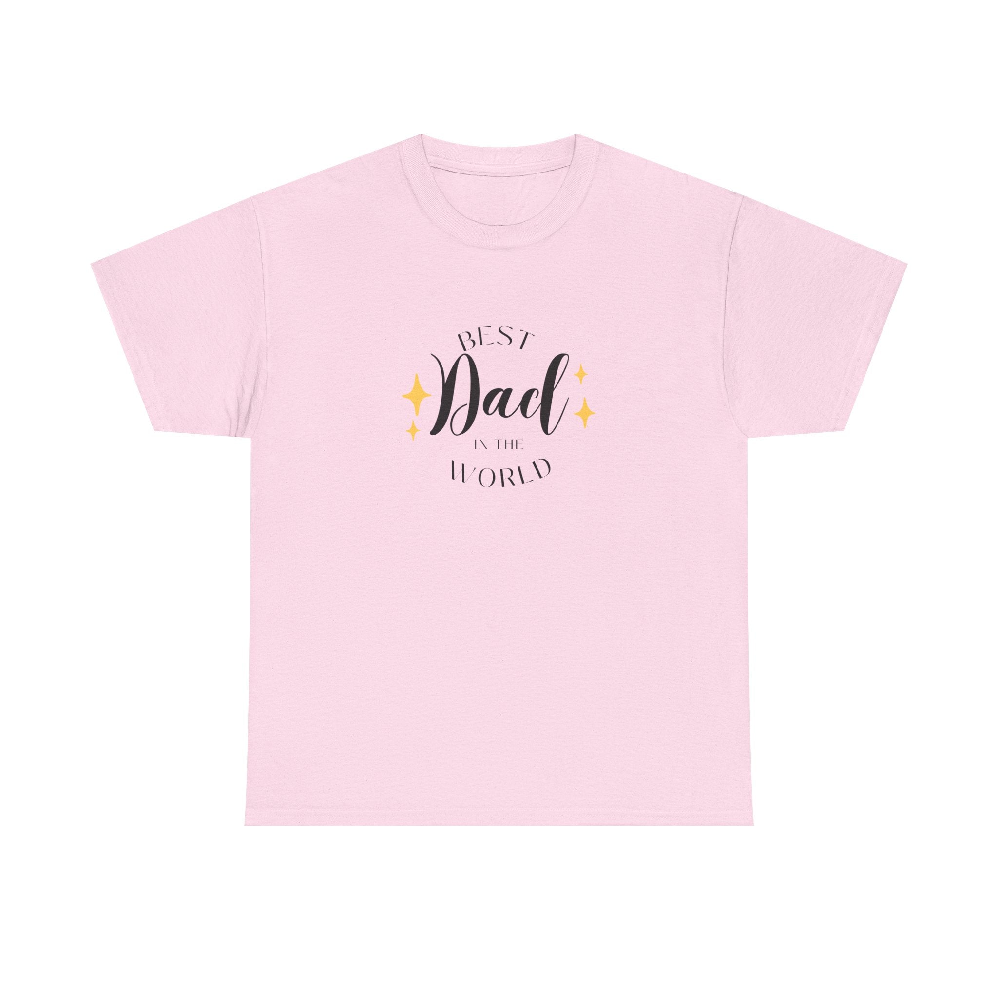Best Dad Heavy Cotton Tee - Perfect Gift for Father's Day