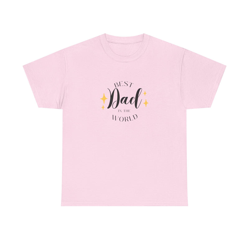 Best Dad Heavy Cotton Tee - Perfect Gift for Father's Day